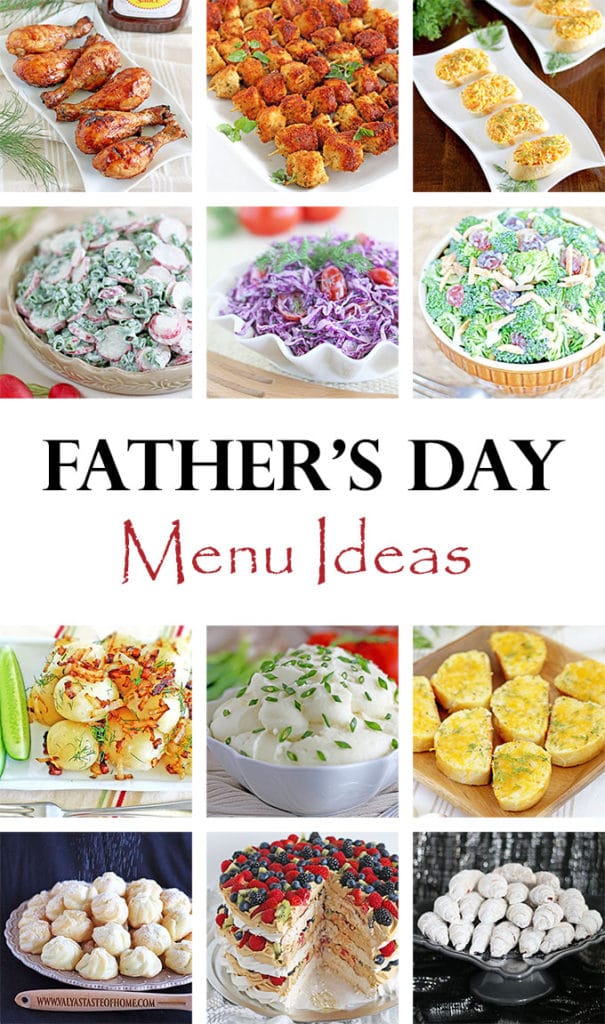 2016 Father s Day Menu Ideas Valya s Taste Of Home