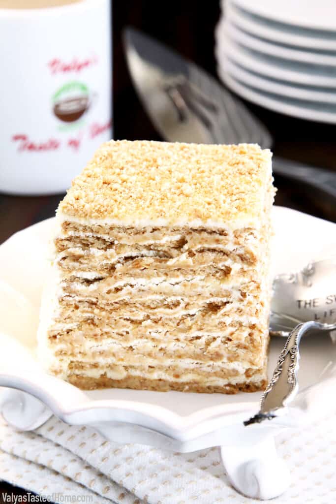 No-Bake Honey Graham Cracker Cake (Only 3 Ingredients!)