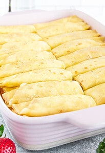 Authentic Nalisniki (Ukrainian Crepes With Cheese Filling)