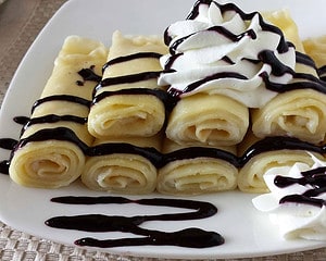 Authentic Nalisniki (Ukrainian Crepes With Cheese Filling)