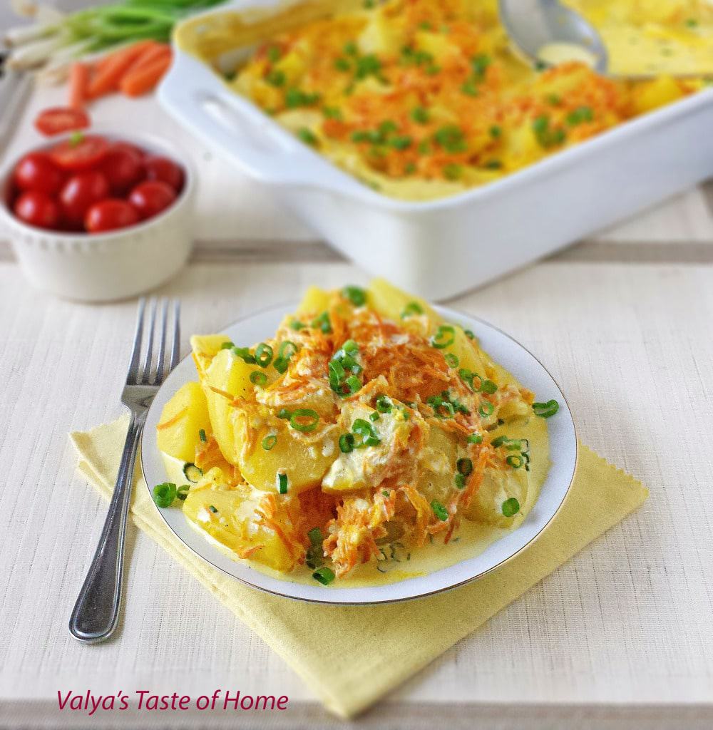 Rich N' Creamy Potato Casserole Recipe   Valya's Taste Of Home