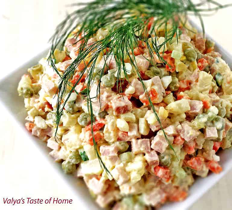 Classic Potato Salad Recipe (Olivie)