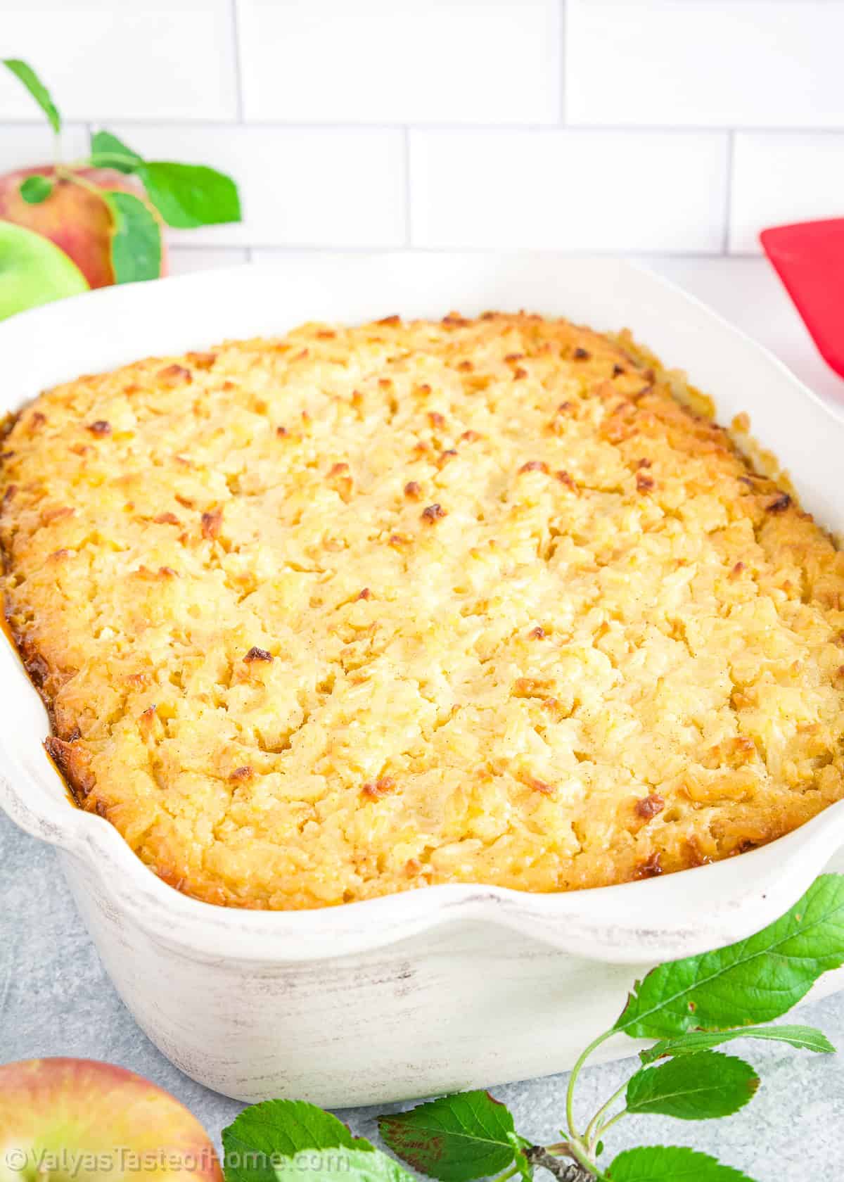 Zapekanka-Ukrainian-Baked-Rice-Pudding-2