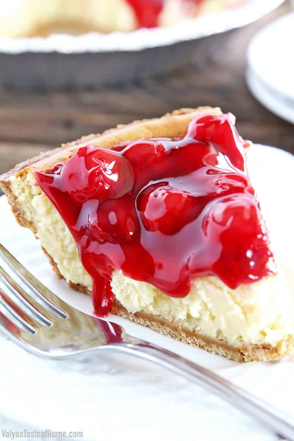 The Best Ever Cherry Cheesecake (easy To Make!)