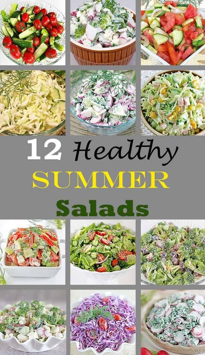 12 Healthy Summer Salads - Valya's Taste of Home