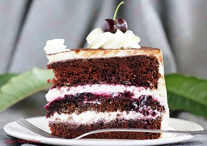 Easy Black Cherry Cake