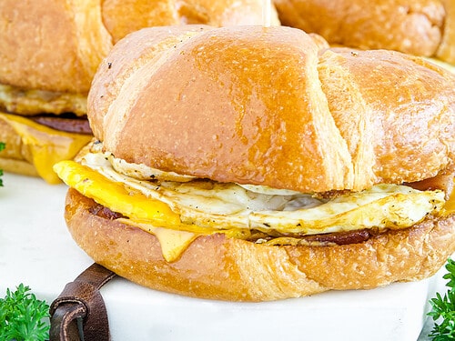 Burger King Sausage, Egg, & Cheese Croissan'Wich Recipe