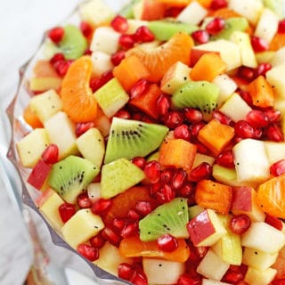 Healthy Winter Fruit Salad - Valya's Taste of Home