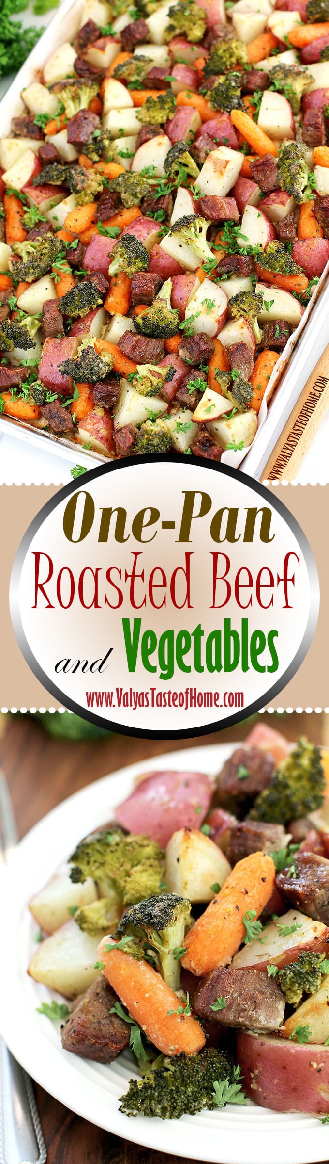 One-Pan Roasted Beef and Vegetables Recipe - Valya's Taste of Home