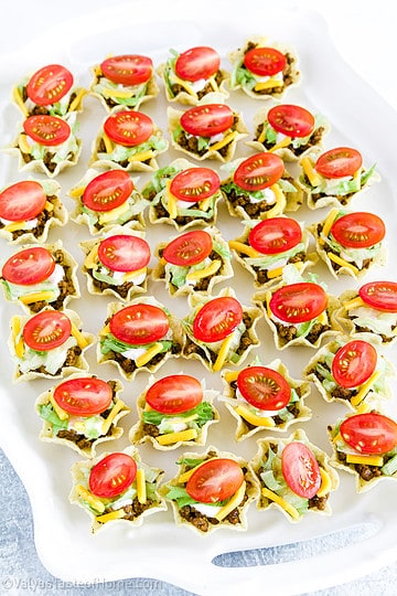 Quick + Easy Taco Bites Appetizer Recipe (Ideal Party Food!)