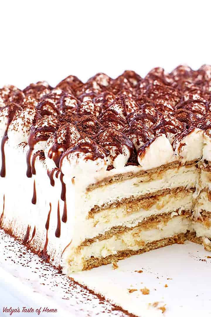 The Tastiest Tiramisu Cake (American Twist with S'mores!)