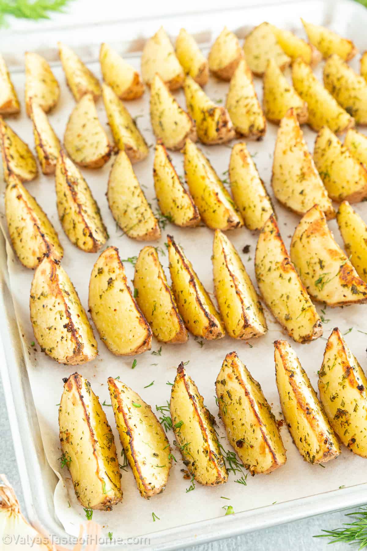 The Best Crispy Baked Potato Wedges (Perfect Side Dish!)