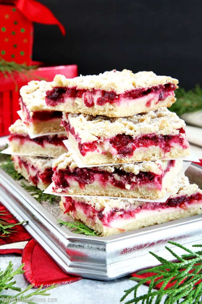 Cream Cheese Cranberry Bars Valya S Taste Of Home