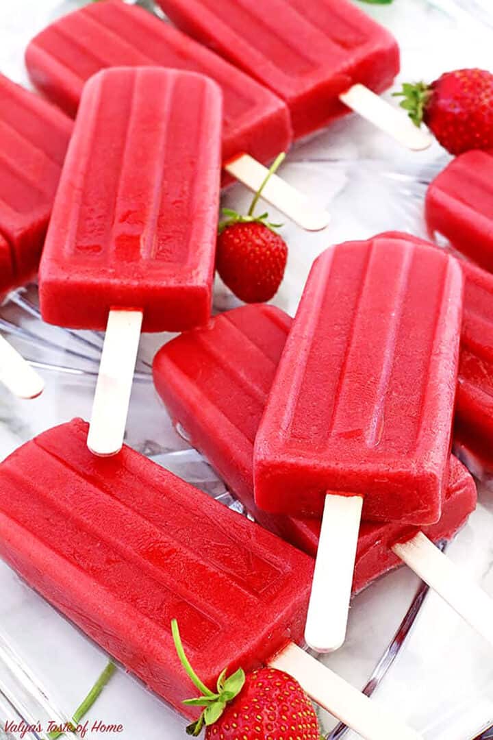 Perfect Strawberry Popsicles Recipe Minutes Prep Time