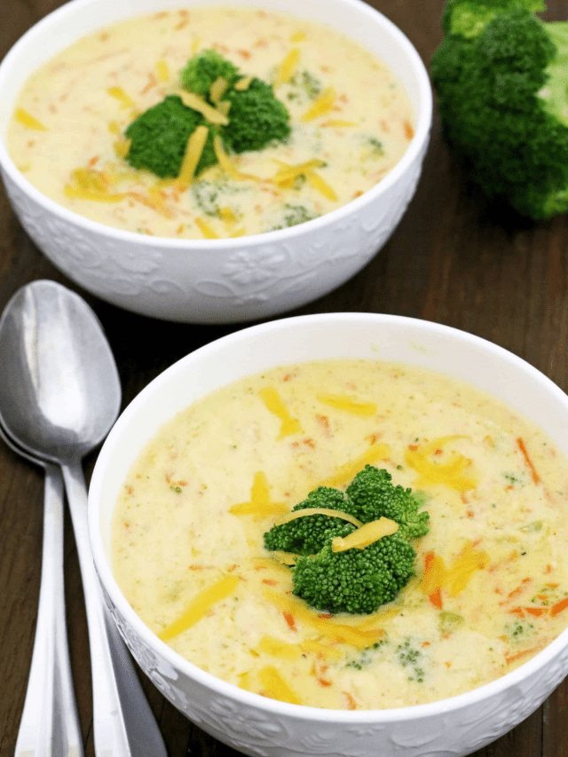 Easy Broccoli and Cheddar Soup - Valya's Taste of Home