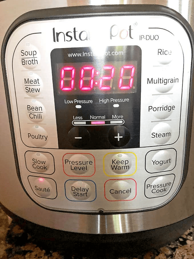 Poultry button on online instant pot