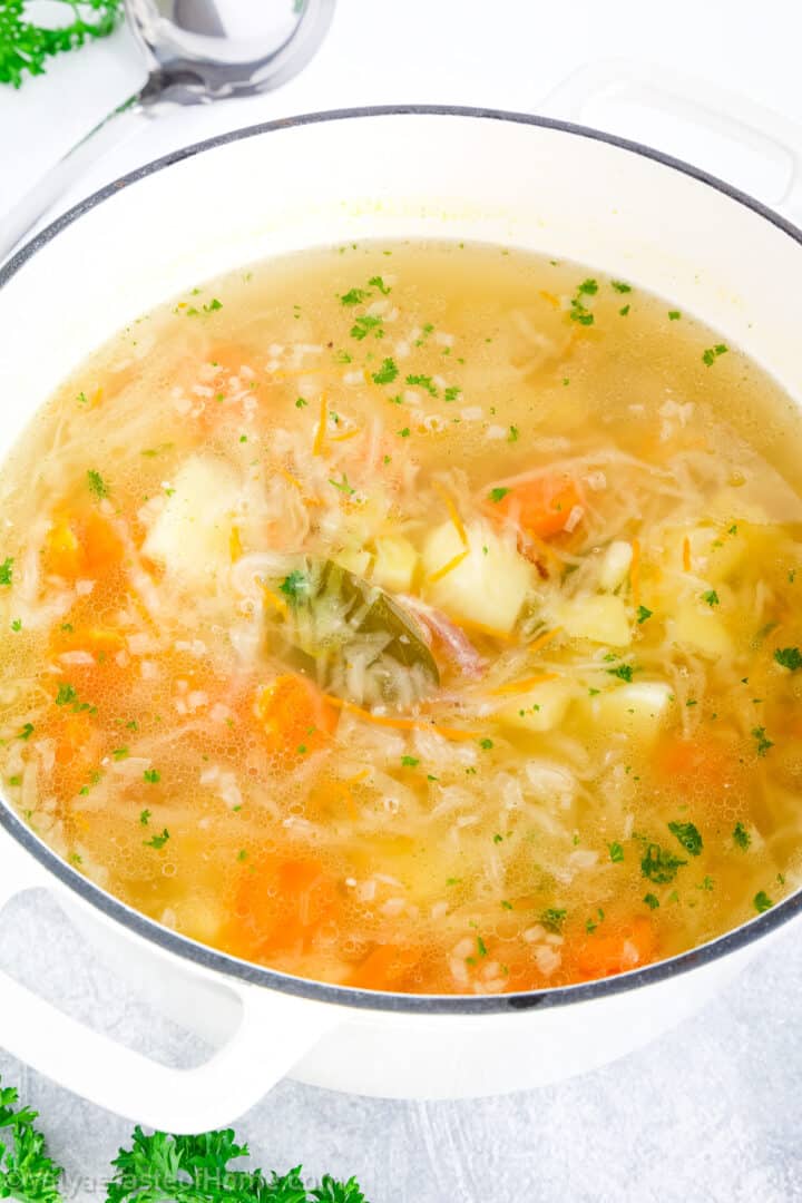 Ukrainian Sauerkraut Soup (authentic Kapusniak Recipe)