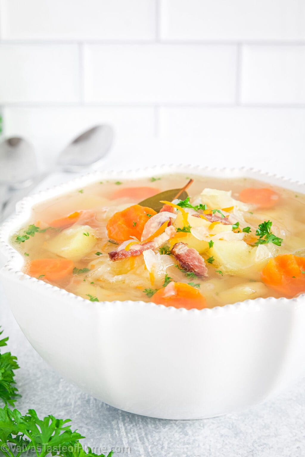 Ukrainian Sauerkraut Soup (Authentic Kapusniak Recipe)