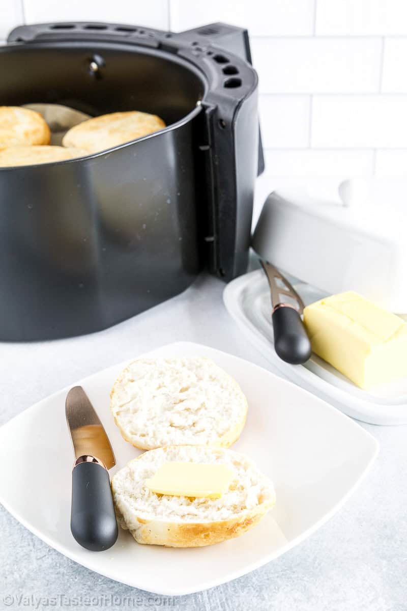 Air Fryer Biscuits - Valya's Taste of Home